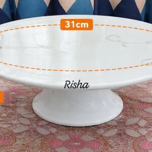 শাহিনপুকুর সিরামিক এর এক্সপোর্ট এর প্লেট দিয়ে বানানো সিরামিক পুডিং পিজ্জা & কেক  স্টেন্ড